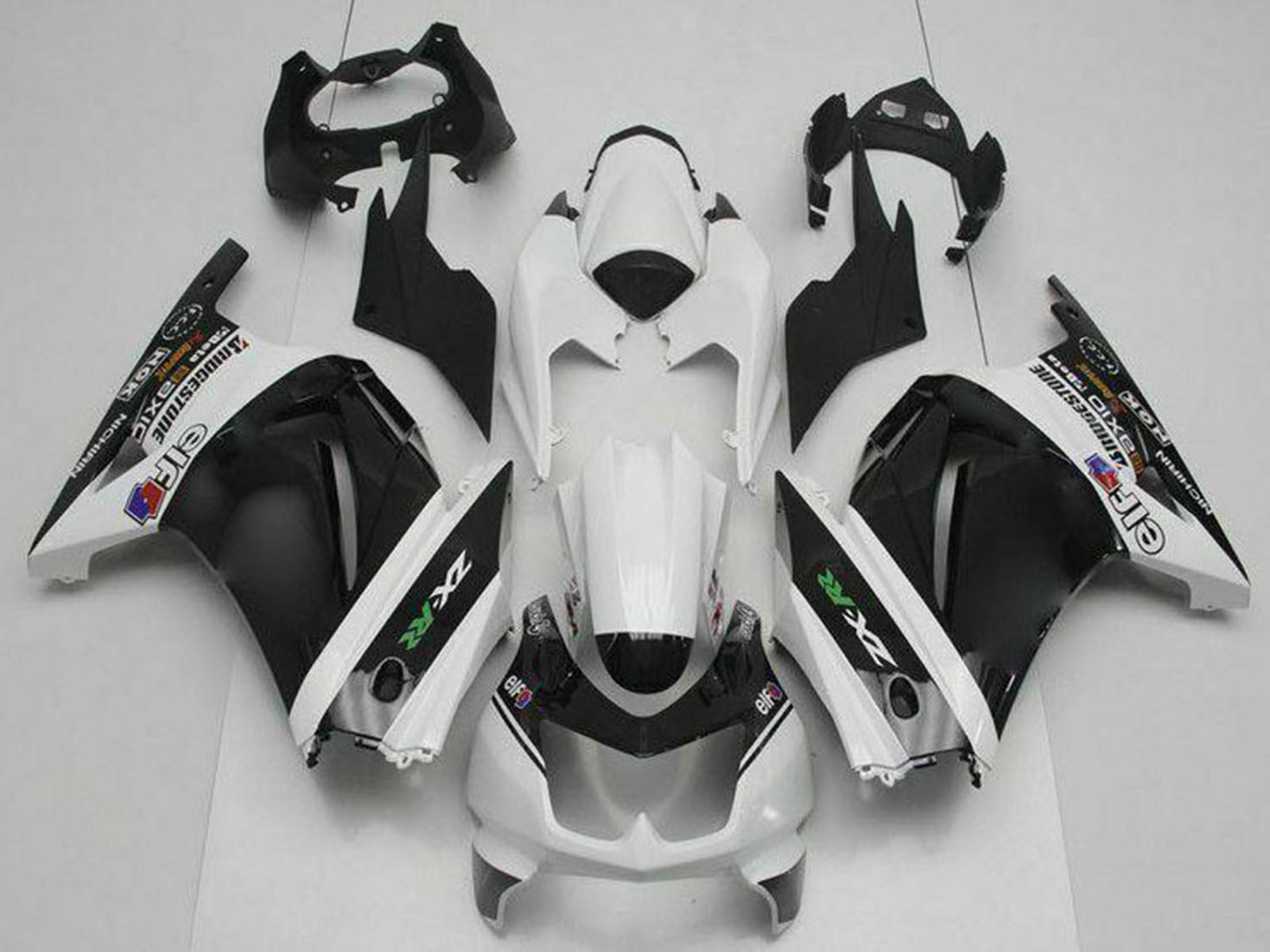 2008-2012 Kawasaki EX250 Black Fairing Kit