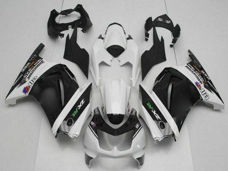 Purchase 2008-2012 White Black Green Kawasaki EX250 Motorcycle Fairings UK