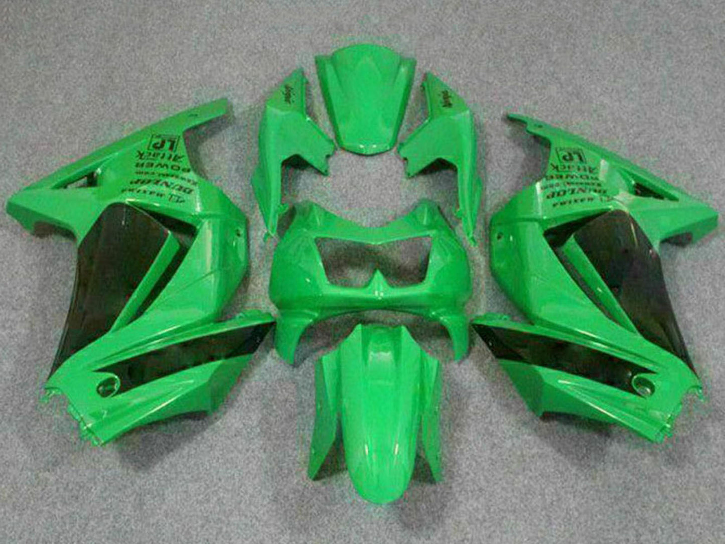 2008-2012 Kawasaki EX250 Green Fairing Kit