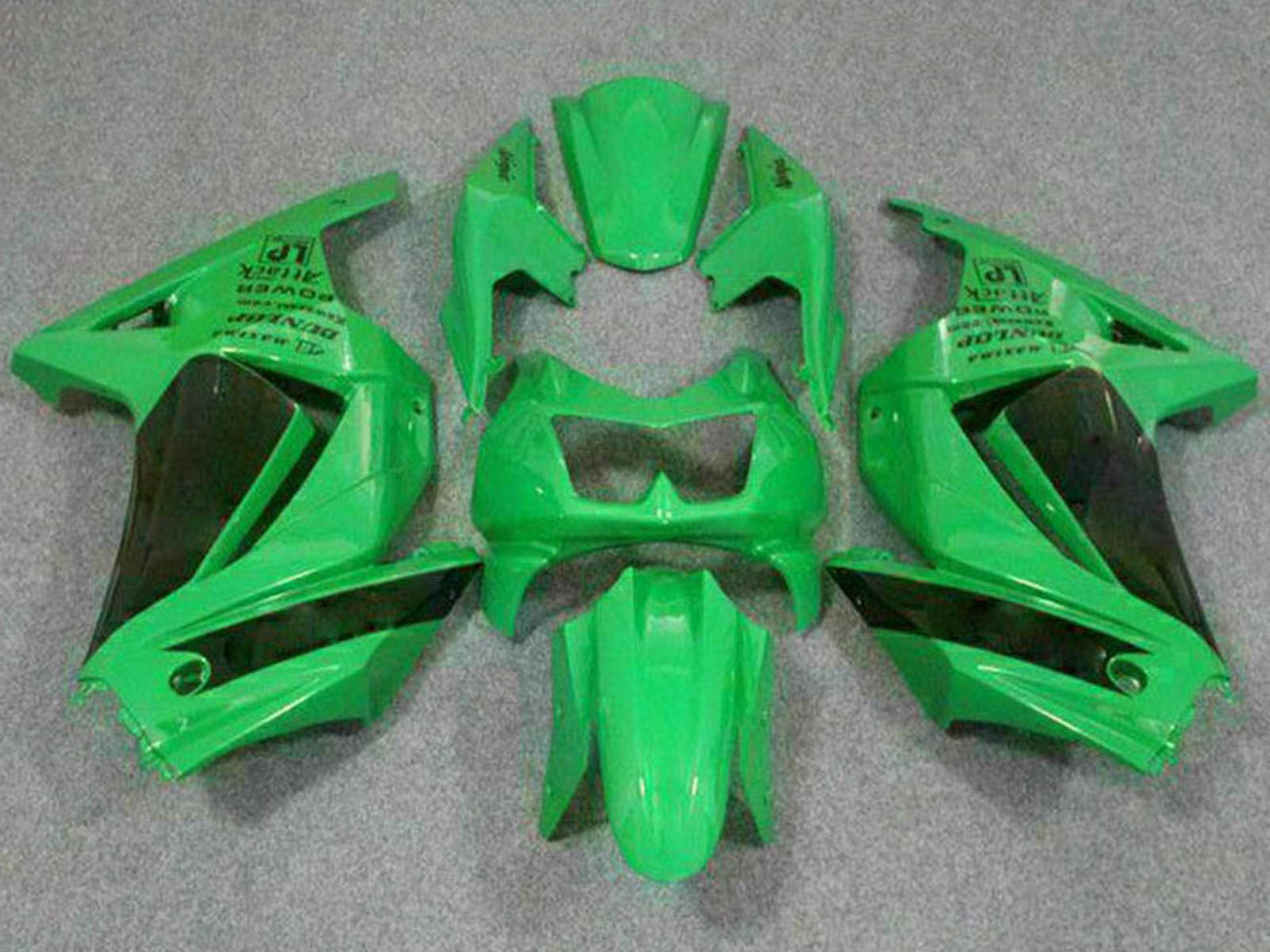 2008-2012 Kawasaki EX250 Green Fairing Kit