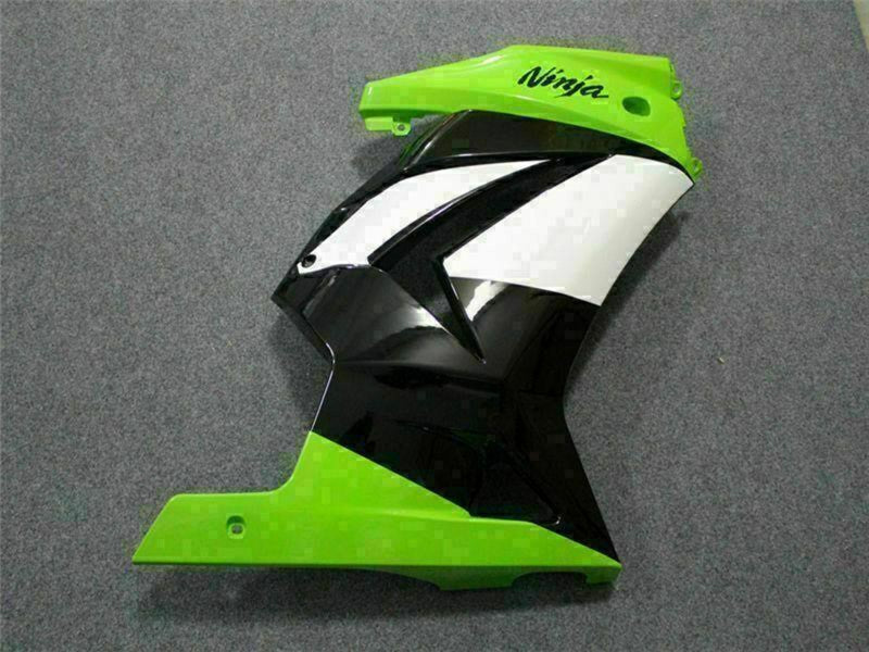 Purchase 2008-2012 Green White Black Kawasaki EX250 Motorcycle Fairings UK