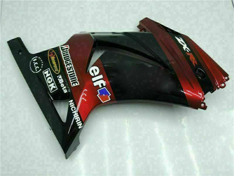 Purchase 2008-2012 Glossy Black Maroon Red Kawasaki EX250 Motorcycle Fairings UK