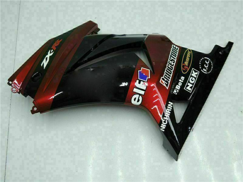 Purchase 2008-2012 Glossy Black Maroon Red Kawasaki EX250 Motorcycle Fairings UK