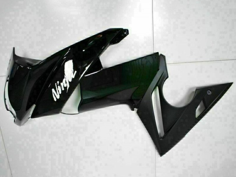 Purchase 2009-2011 Glossy Black White Decal Kawasaki EX650 Motorcycle Fairings UK