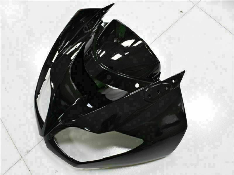 Purchase 2009-2012 Glossy Black White Ninja Kawasaki ZX6R Motorcycle Fairings UK