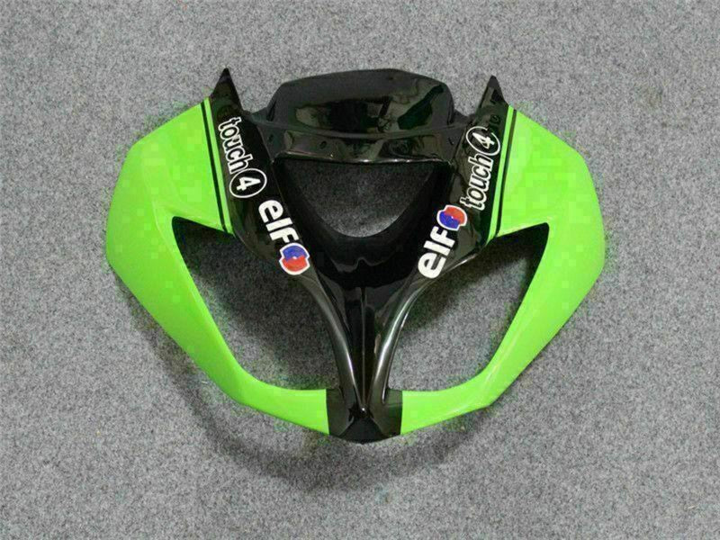 Purchase 2009-2012 Green Glossy Black Elf Touch4 Bridgestone Kawasaki ZX6R Motorcycle Fairings UK
