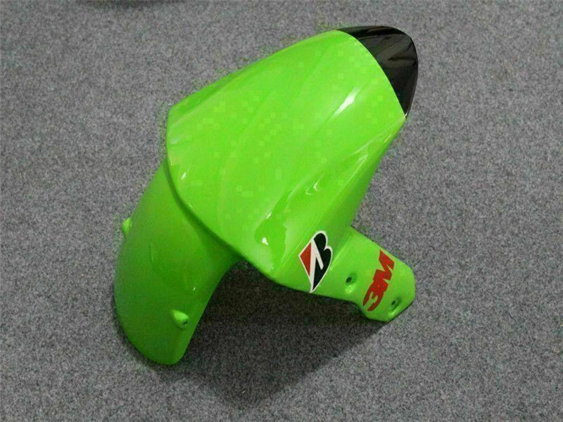 Purchase 2009-2012 Green Glossy Black Elf Touch4 Bridgestone Kawasaki ZX6R Motorcycle Fairings UK