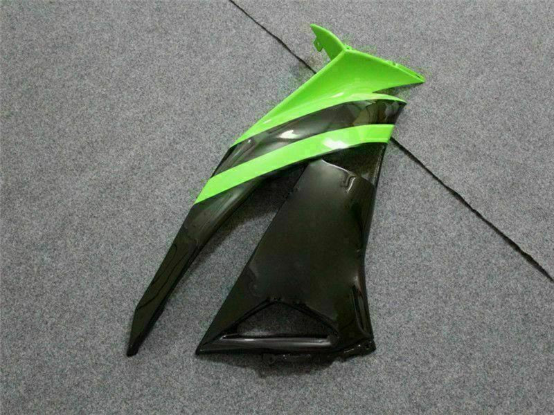 Purchase 2009-2012 Green Glossy Black Elf Touch4 Bridgestone Kawasaki ZX6R Motorcycle Fairings UK