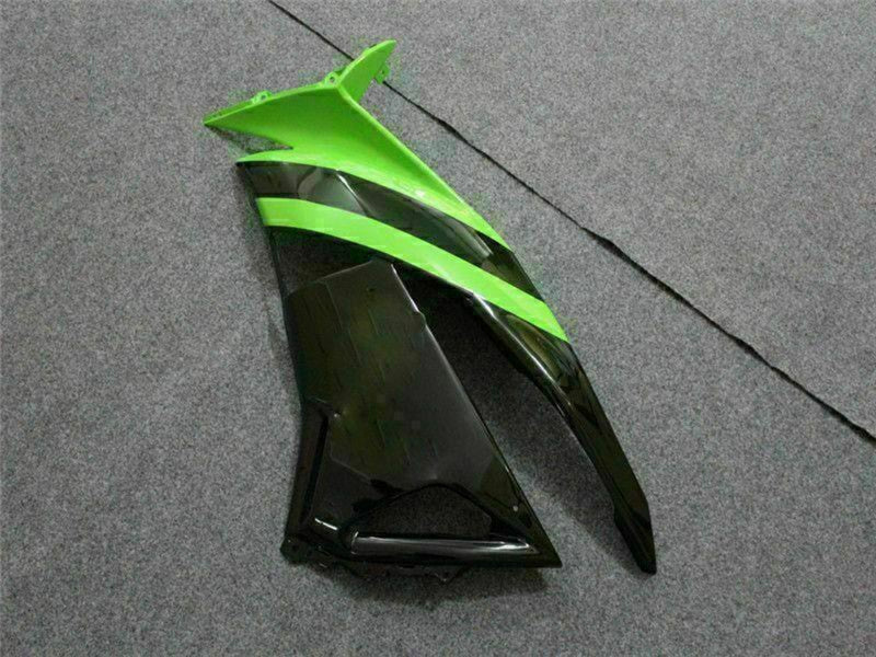 Purchase 2009-2012 Green Glossy Black Elf Touch4 Bridgestone Kawasaki ZX6R Motorcycle Fairings UK