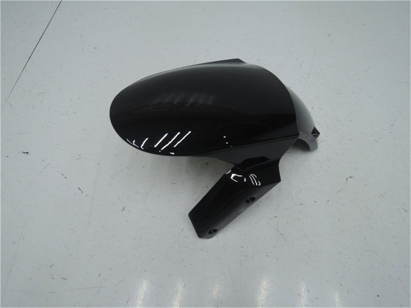 Purchase 2009-2012 Green Glossy Black Kawasaki ZX6R Motorcycle Fairing Kits UK