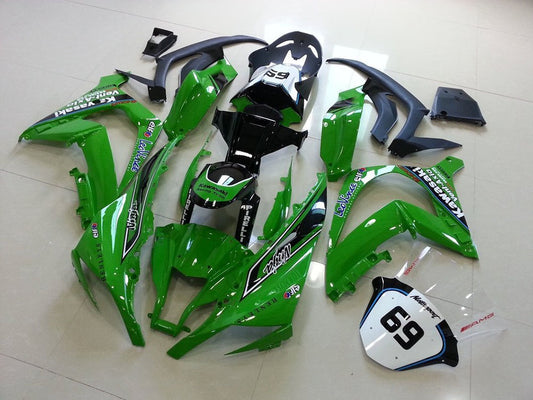 2011-2015 Kawasaki Ninja ZX10R Green Fairing Kit