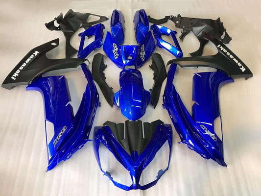 2012-2016 Kawasaki Ninja EX650 Blue Fairing Kit