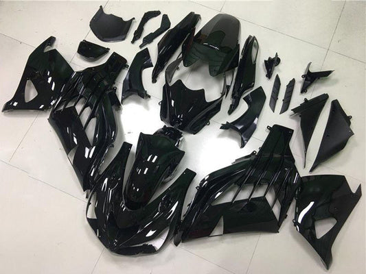 2012-2017 Kawasaki ZX14R Glossy Black Fairing Kit