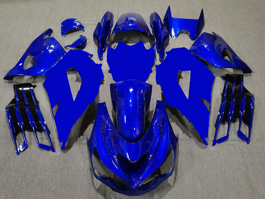 2012-2017 Kawasaki ZX14R Blue Black Fairing Kit