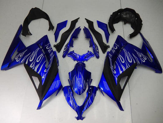 2013-2016 Kawasaki EX300 Blue White Black Fairing Kit