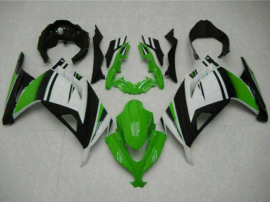 2013-2016 Kawasaki EX300 Green Black Silver Fairing Kit