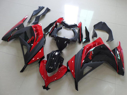 2013-2016 Kawasaki Ninja ZX300R Red Black Fairing Kit