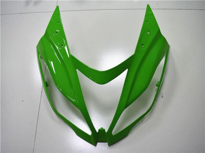 Purchase 2013-2018 Green White Glossy Black Kawasaki ZX6R Motorcycle Fairings UK