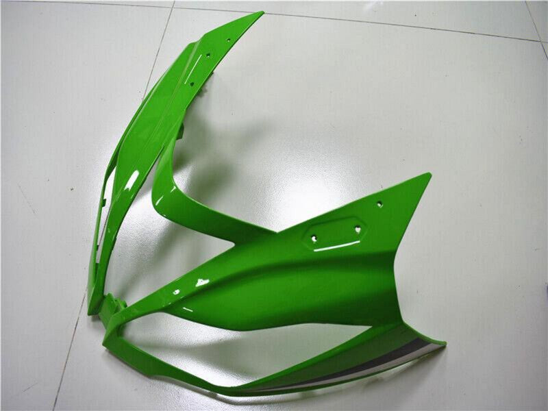 Purchase 2013-2018 Green White Glossy Black Kawasaki ZX6R Motorcycle Fairings UK