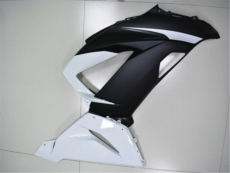 Purchase 2013-2018 White Matte Black Kawasaki ZX6R Abs Fairings UK