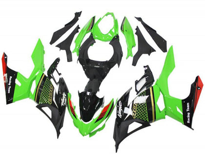 2018-2020 Kawasaki EX400 Green Black Fairing Kit