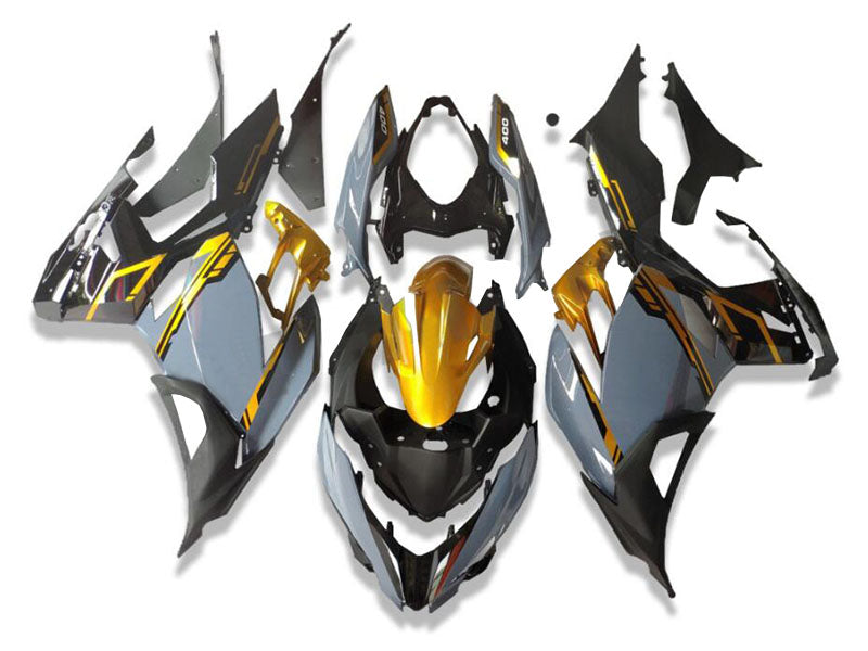 2018-2020 Kawasaki EX400 Grey Black Fairing Kit