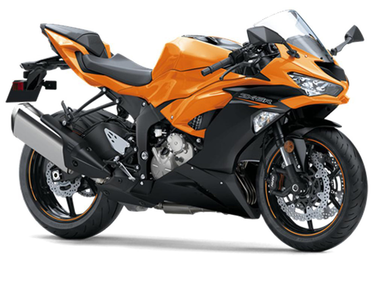 2019-2020 Kawasaki Ninja ZX6R Orange Black Fairing Kit