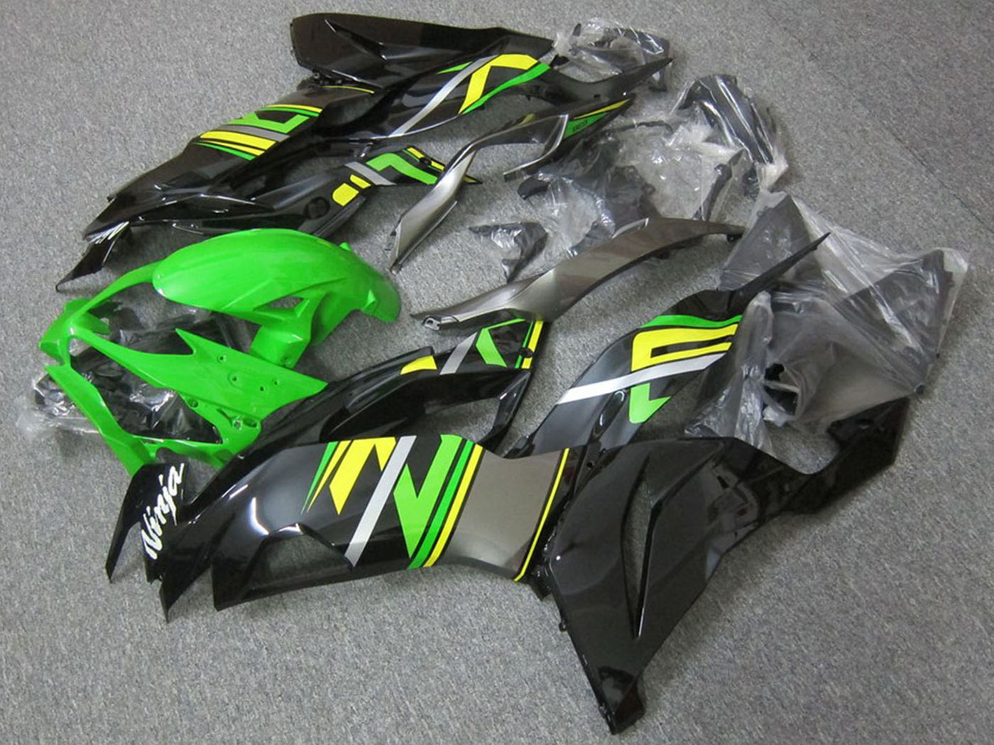 2019-2020 Kawasaki Ninja ZX6R Green Fairing Kit