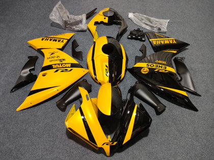 2012-2014 Yamaha YZF-R1 Pearl Yellow/black £¨ Tank Cover) Fairing Kit