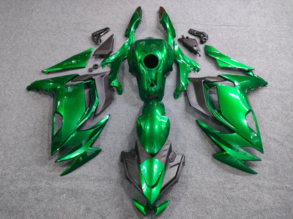 2020-2026 Kawasaki Ninja 650 Dark Pearl Green Fairing Kit