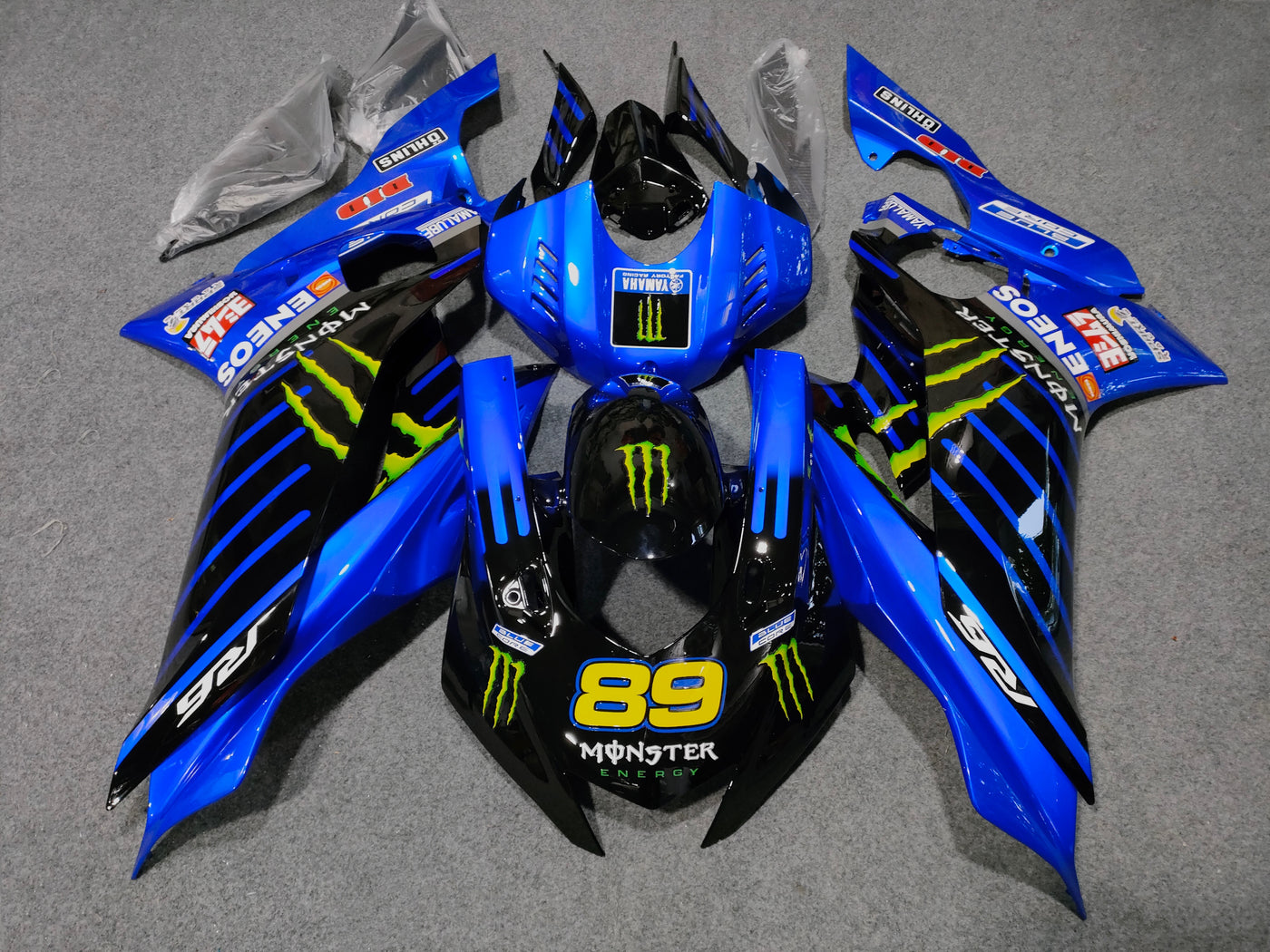 2017-2023 Yamaha YZF-R6 Blue Fairing Kit