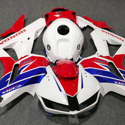 2013-2024 Honda CBR600RR Red and White Fairing Kit