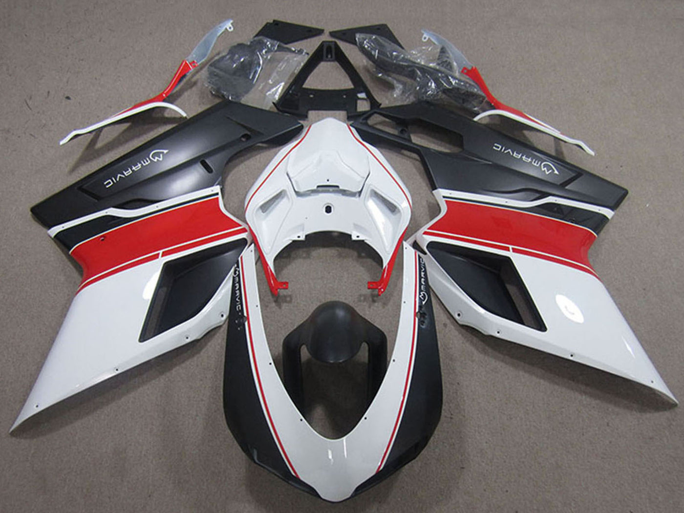 Ducati Motorcycle 848 2007 2009 Fairings Fairing Kit