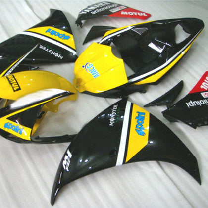 2009-2011 Yamaha YZF-R1 Yellow and Black Fairing Kit