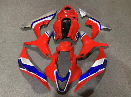 2007-2008 Honda CBR600RR Siver and Red Fairing Kit