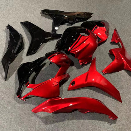2007-2008 Honda CBR600RR Red and Black Fairing Kit