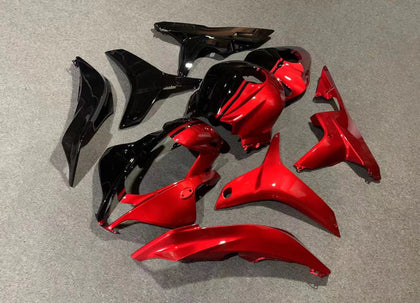 2007-2008 Honda CBR600RR Red and Black Fairing Kit