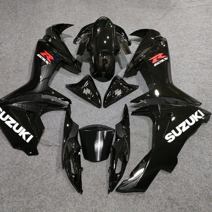 2011-2022 Suzuki GSX-R600 750 Black Fairing Kit