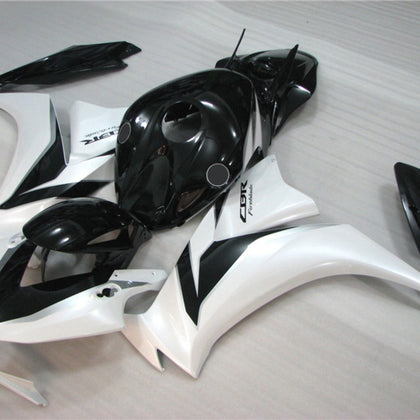 2012-2016 Honda CBR1000RR Black and White Fairing Kit