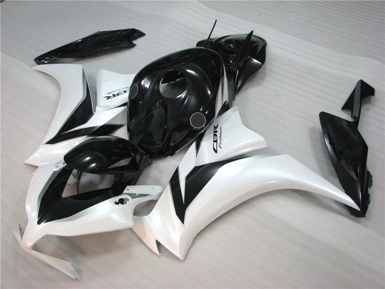 2012-2016 Honda CBR1000RR Black and White Fairing Kit