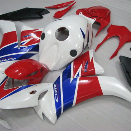 2012-2016 Honda CBR1000RR White and Red Fairing Kit