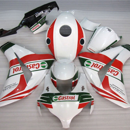 2008-2011 Honda CBR1000RR Red and White HRC Fairing Kit