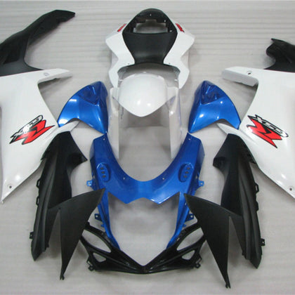 2011-2022 Suzuki GSX-R600 Black and Blue 750 Fairing Kit