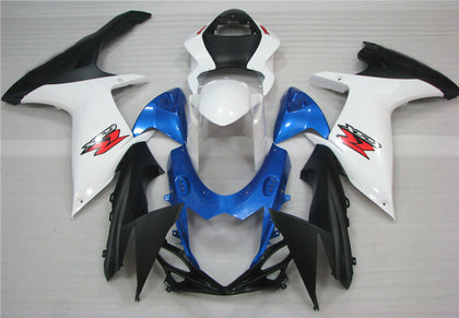 2011-2022 Suzuki GSX-R600 Black and Blue 750 Fairing Kit
