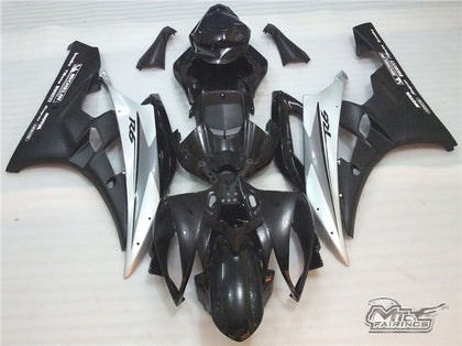 2006-2007 Yamaha YZF-R6 Matte Black Fairing Kit