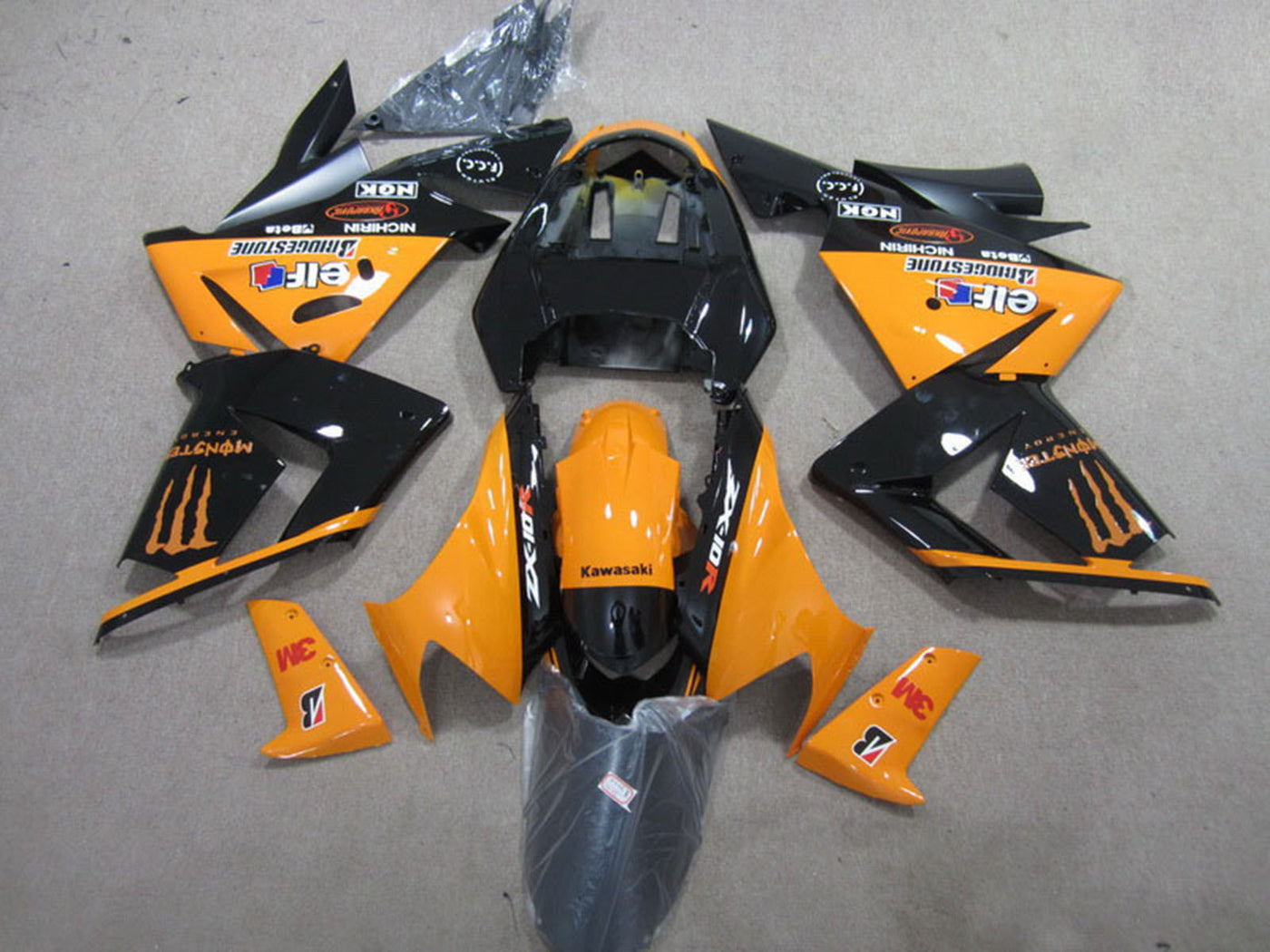 Kawasaki Ninja Motorcycle Zx 10R 2004 2005 Fairings Fairing Kit