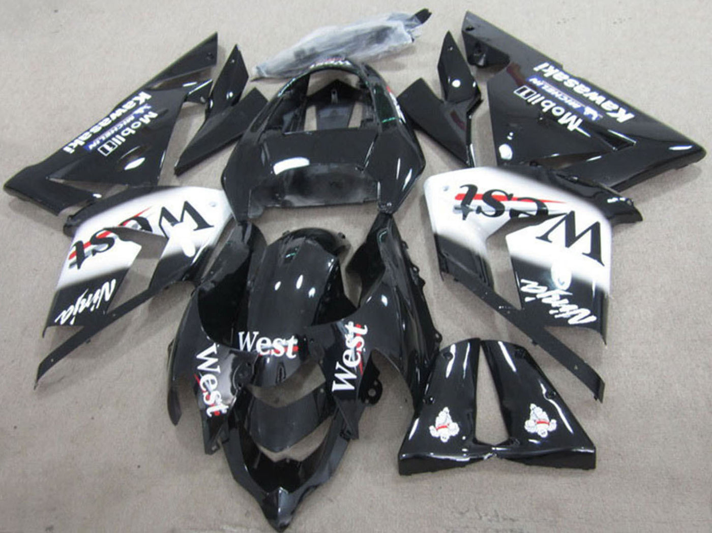 Kawasaki Ninja Motorcycle Zx 10R 2004 2005 Fairings Fairing Kit