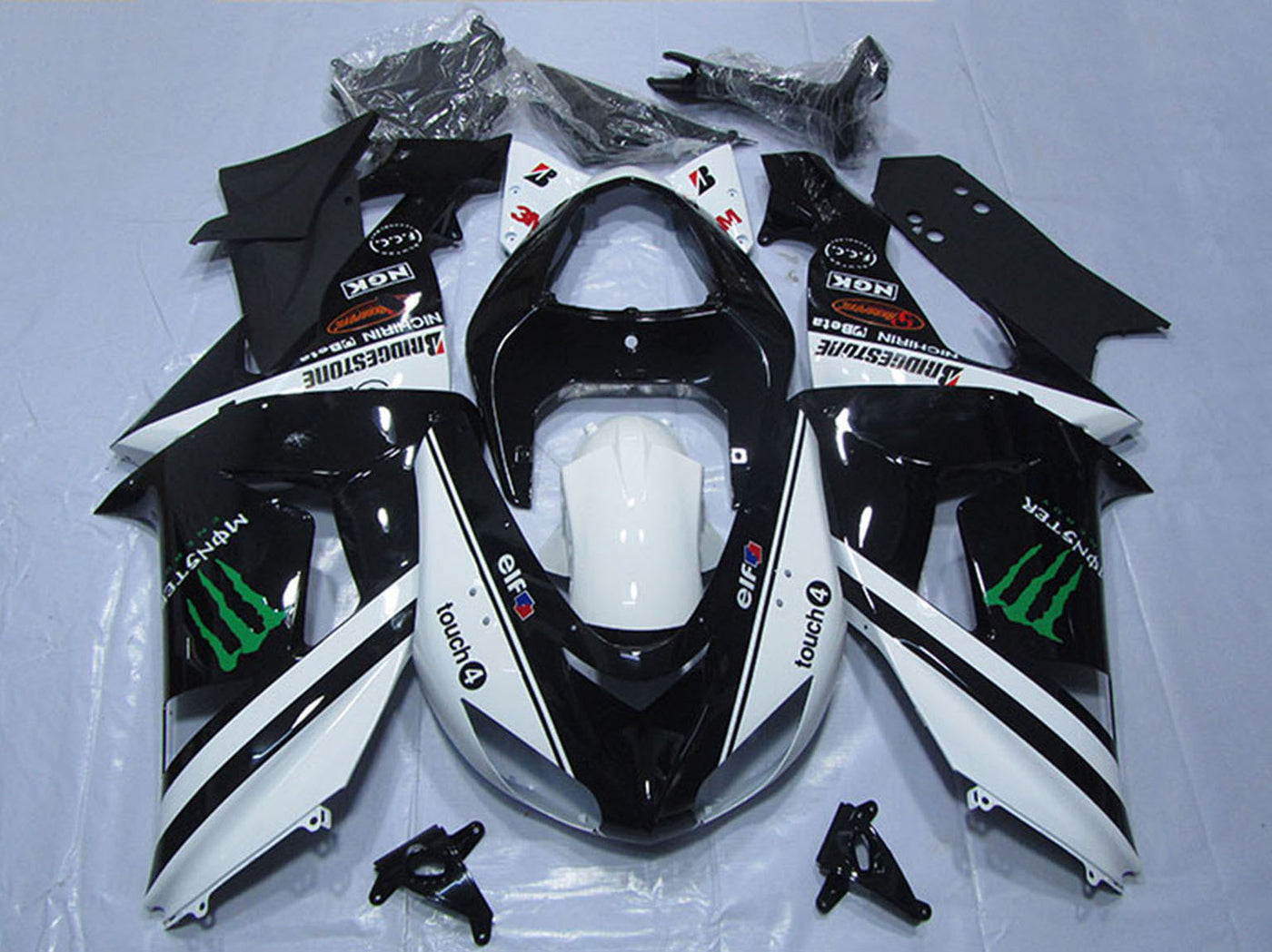Kawasaki Ninja Motorcycle Zx 10R 2006 2007 Fairings Fairing Kit