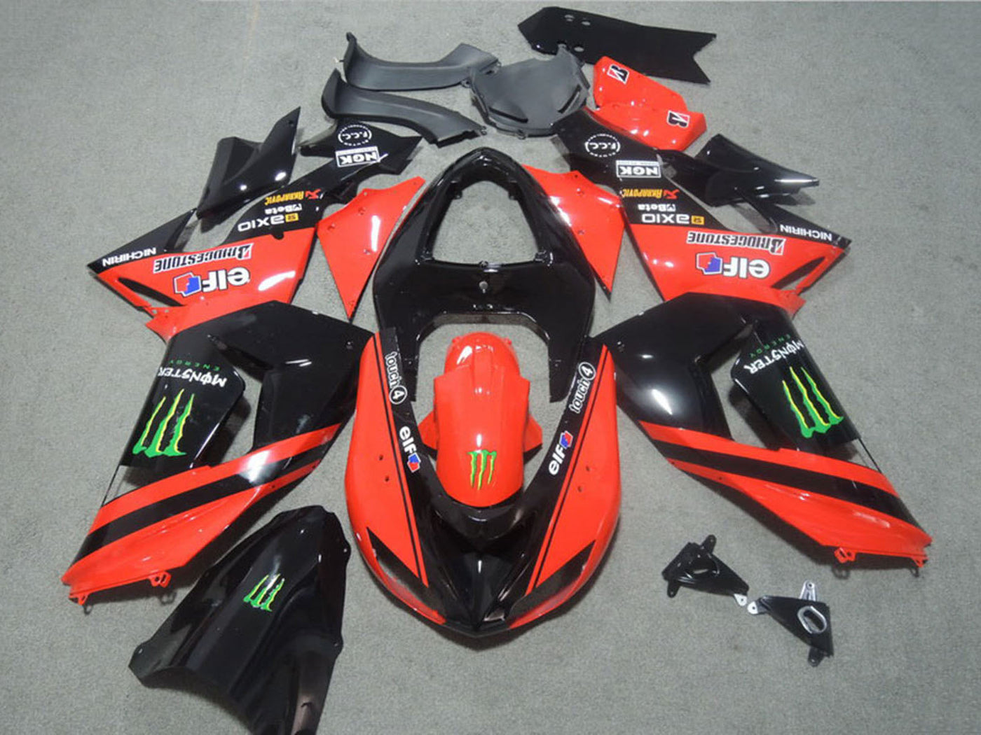Kawasaki Ninja Motorcycle Zx 10R 2006 2007 Fairings Fairing Kit