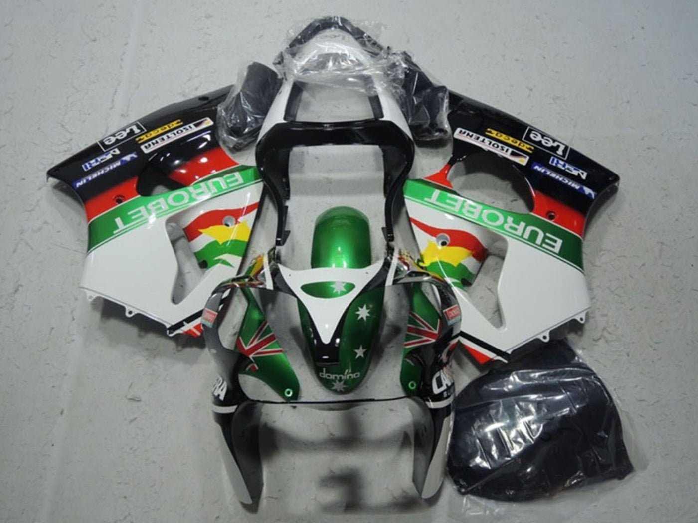 Kawasaki Ninja Motorcycle Zx 6R 2000 2002 Fairings Fairing Kit